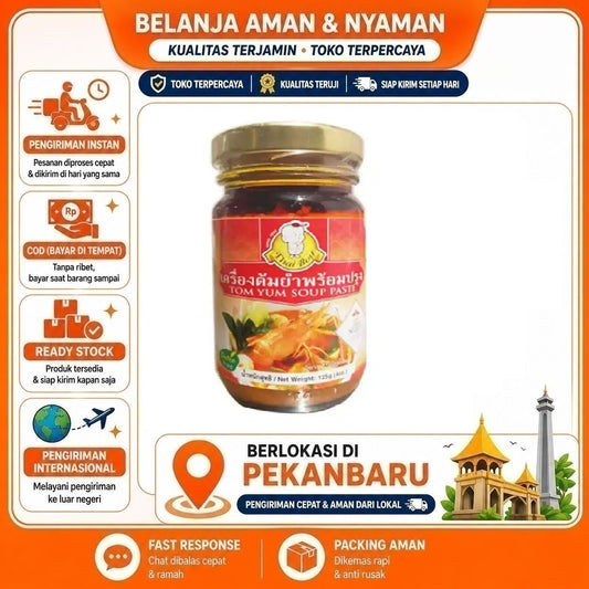 Pekanbaru 125 Gram Thai boy Tom Yum Soup Paste Bumbu Masak Instan Tomyum Tomyam Seasoning 125g