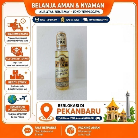 Pekanbaru 200ml Filippo Berio Mild & Light Olive Oil Spray For Frying & Roasting Minyak Zaitun