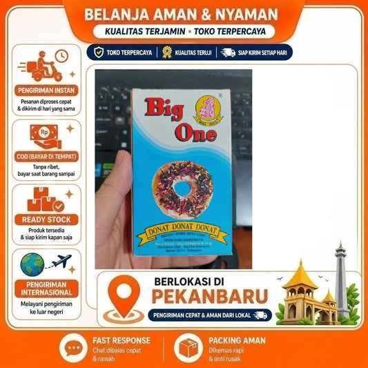 Pekanbaru 4 Saset Big One Donat Special Ragi Roti Kering Untuk Donut Yeast Bahan Baking Kue