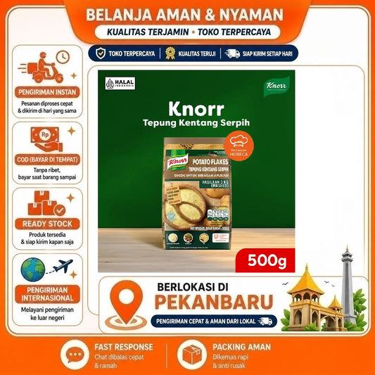 Pekanbaru 500 Gram Knorr Potato Flakes Tepung Kentang Praktis Mudah Disimpan Tidak Mudah Basah