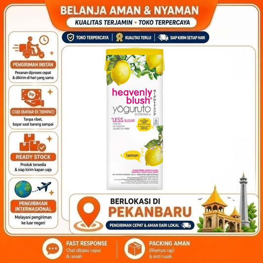 Pekanbaru 180ml Heavenly Blush Yogurt Lemon Ready To Drink Less Sugar Rendah Gula Halal Sehat