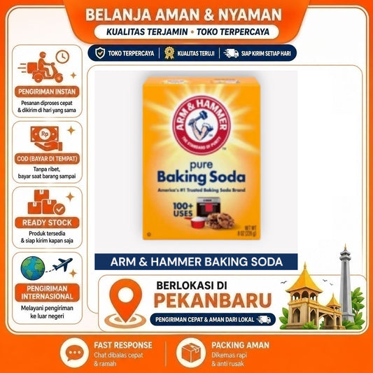 Pekanbaru Arm & Hammer Pure Baking Soda 226 gr Aman untuk Berbagai Kebutuhan Serbaguna Halal