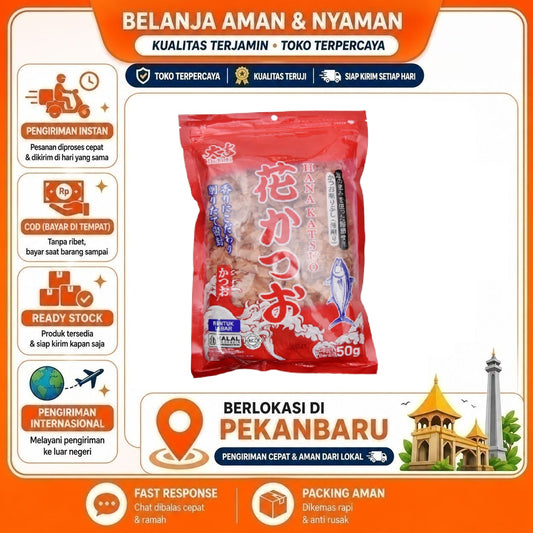 Pekanbaru 50 gr Hana Katsuobushi Java Super Food Rendah Lemak, Tinggi Gizi, Mudah Disimpan