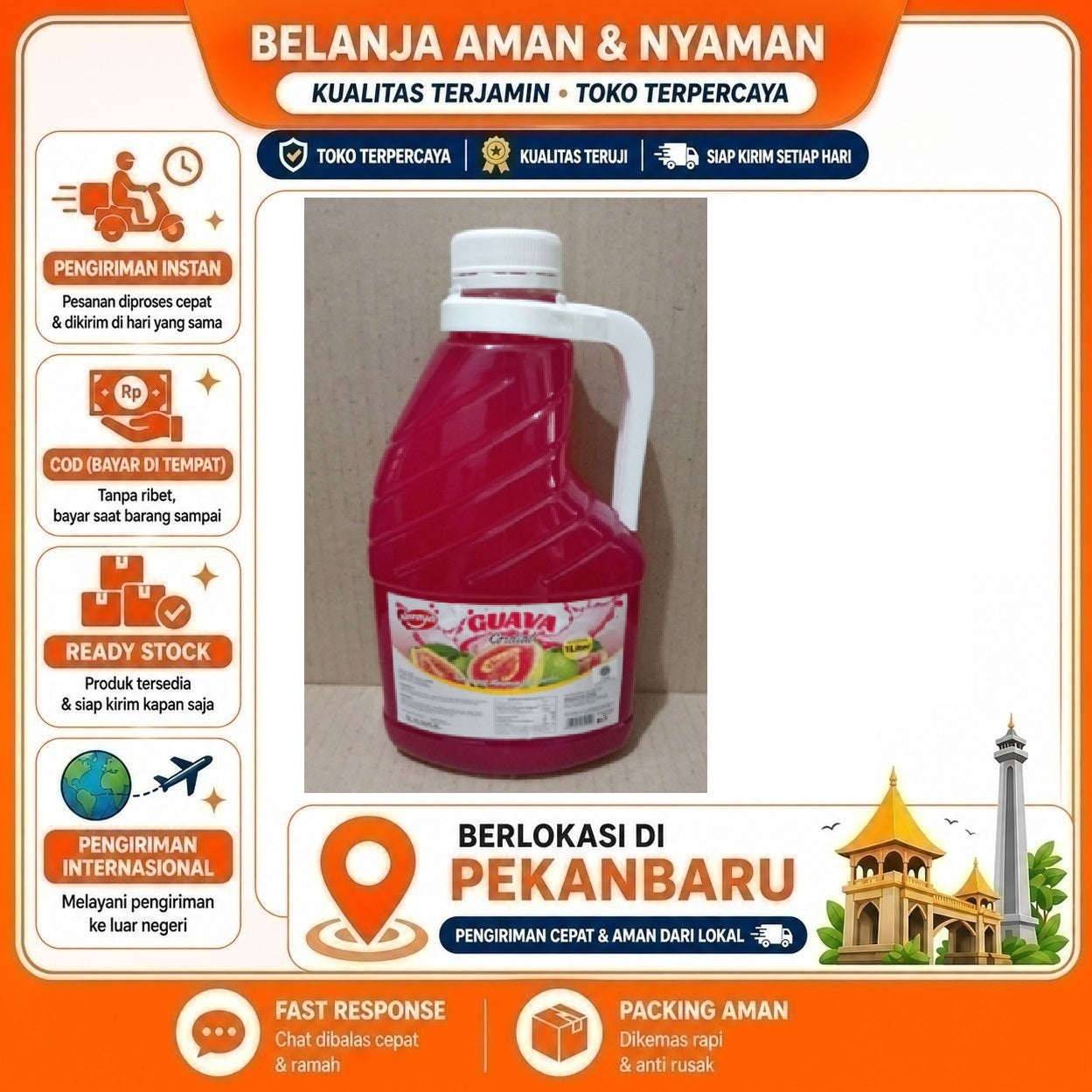 Pekanbaru 1 Liter Naraya Lychee Cordial Syrup Minuman Sirup Konsentrat Rasa Leci Halal Praktis