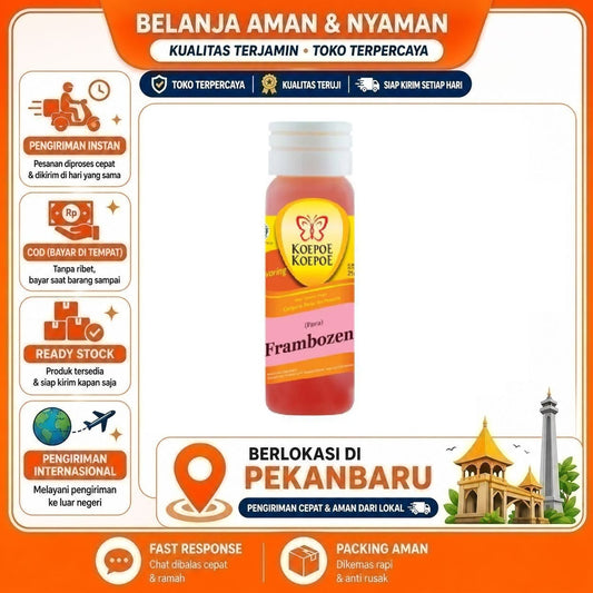 Pekanbaru 25ml Koepoe Koepoe Perisa Pasta Frambozen Bahan Baking Makanan Kue Roti Cake Halal