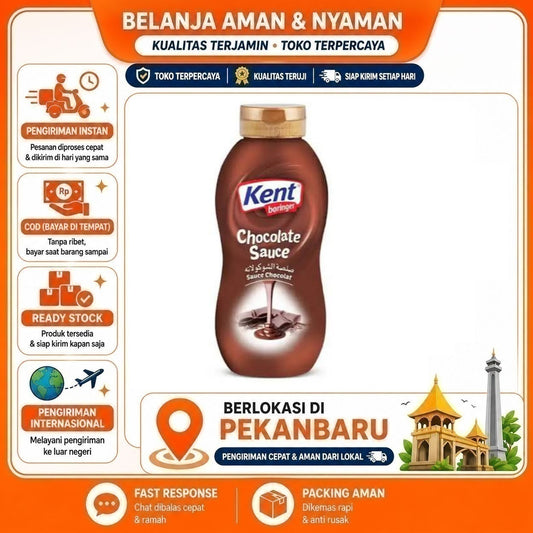 Pekanbaru 300 Gram Kent Boringer Chocolate Sauce Saus Cokelat Saos Coklat Bahan Kue Cake Mix