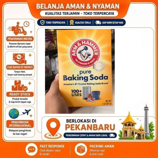 Pekanbaru Baking Soda Arm & Hammer 907g - Multifungsi untuk Dapur dan Bersihkan Noda Serbaguna