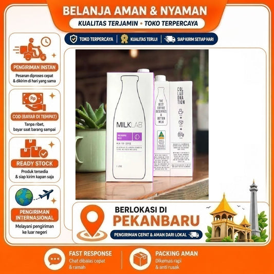 Pekanbaru 1 Liter Milklab Macadamia Plant-based Beverage For Coffee Milk Lab Susu Nabati Kopi