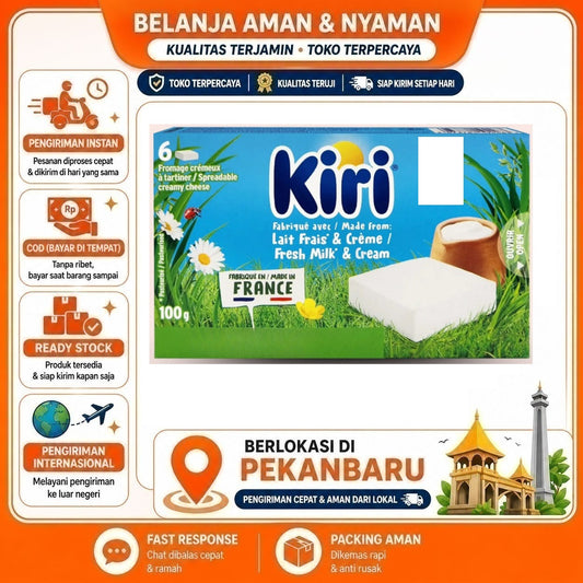 Pekanbaru 100 gr Kiri Cream Cheese Creamy Made From Fresh Milk Krim Keju Dari Susu Segar Halal