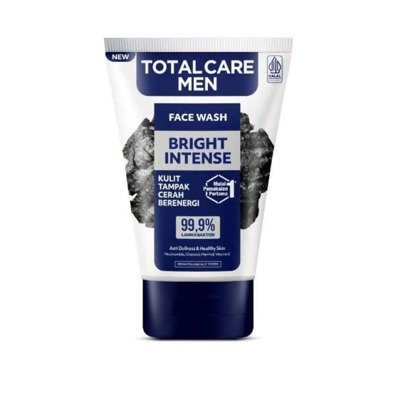 Pekanbaru Total Care Men Face Wash Bright Intense 100Ml