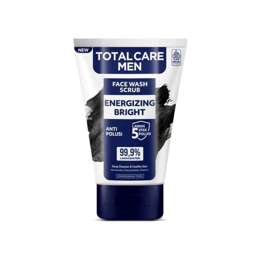 Pekanbaru Total Care Men Face Wash Energizing Bright 100Ml