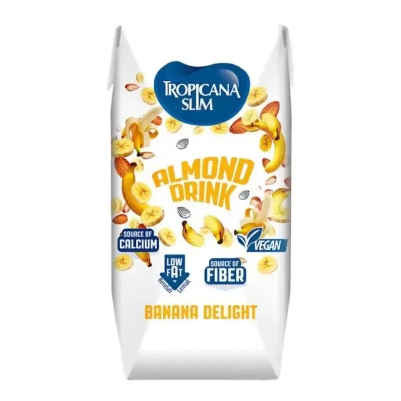 Pekanbaru Tropicana Slim Almond Drink Banana Delight 190Ml