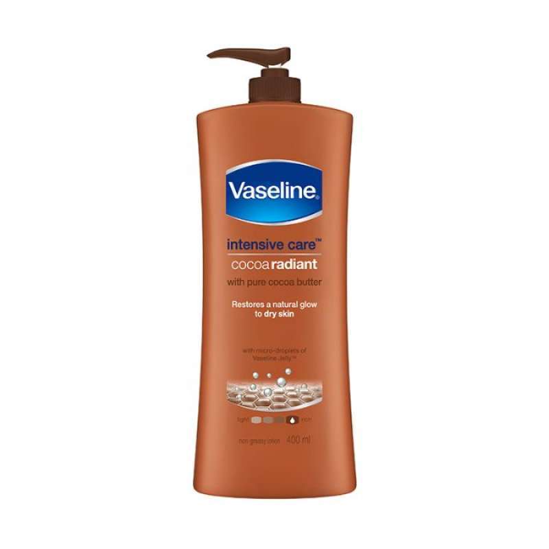 Pekanbaru Vaseline B/Lotion Cocoa Glow 400Ml