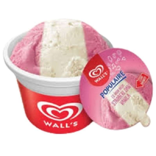 Pekanbaru Wall'S Populaire Straw&Vanila 90Ml Cup