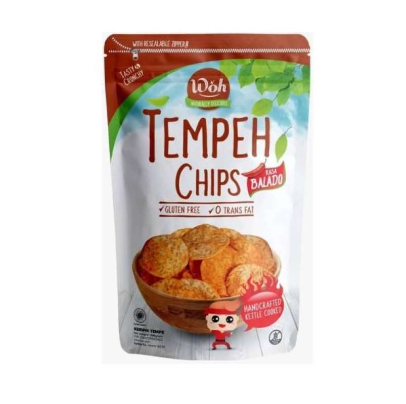 Pekanbaru Woh Tempe Chips Balado 50Gr