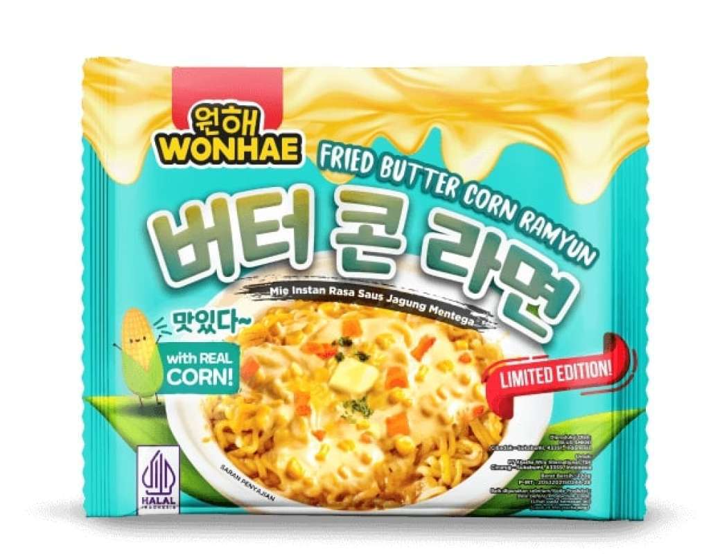 Pekanbaru Wonhae Butter Corn Ramyun 120Gr