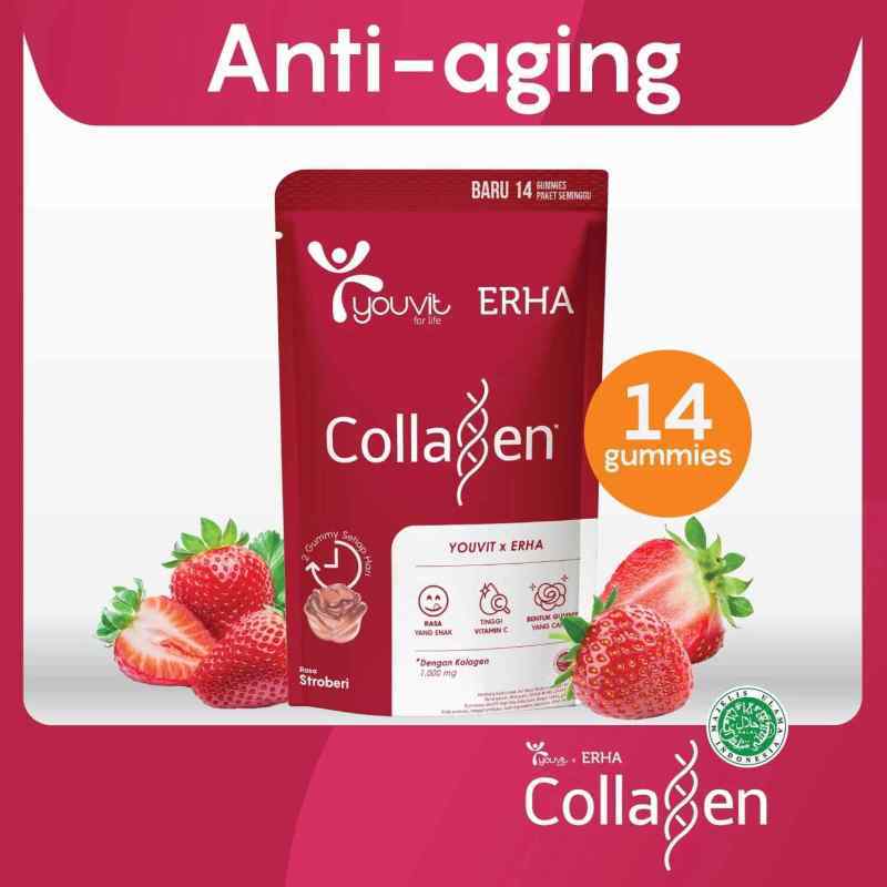 Pekanbaru Youvit Erha Multivitamin Collagen [14 Gummies]