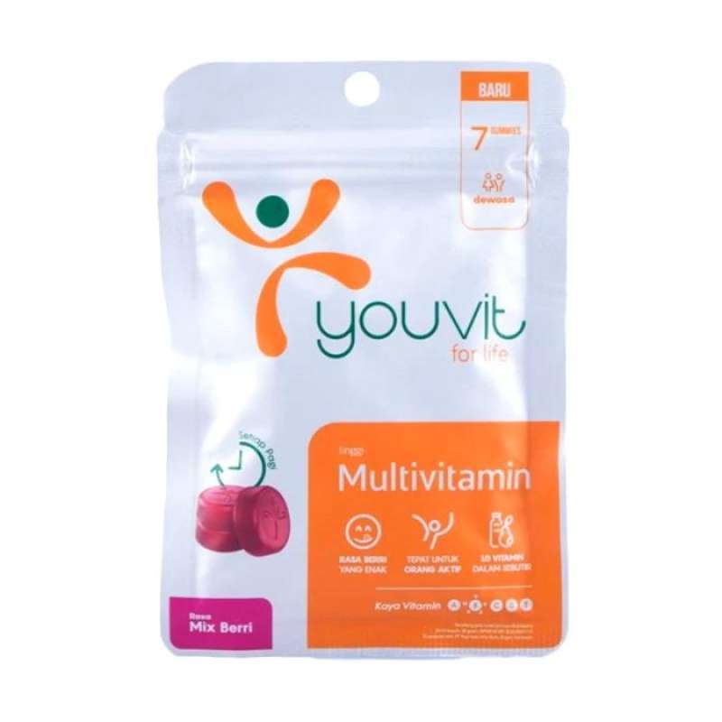 Pekanbaru Youvit Multivitamin Gummy Mix Berry 10'S