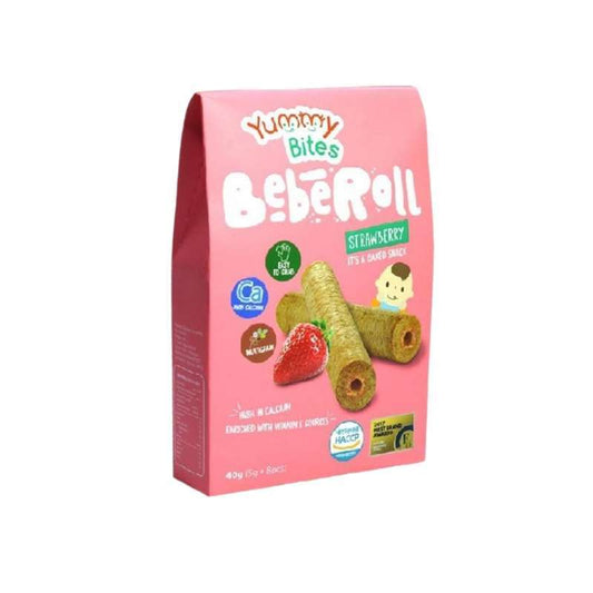 Pekanbaru Yummy Bites Beberoll Strawberry 40G