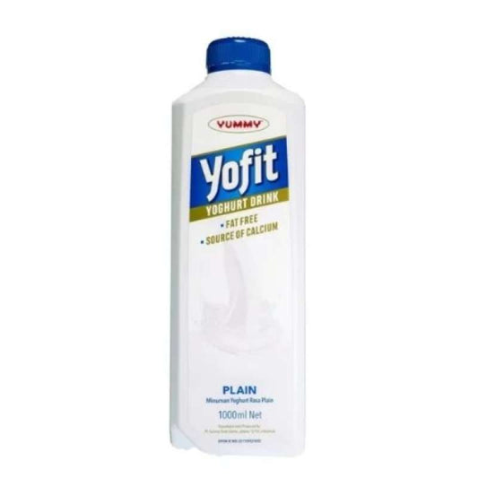 Pekanbaru Yofit Yoghurt Drink Plain 1 Lt Btl