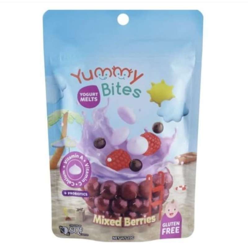 Pekanbaru Yummy Bites Yogurt Melts Strawberry 20G