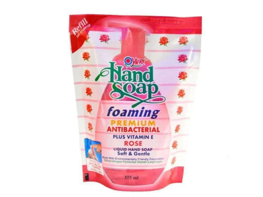 Pekanbaru Yuri Hs Foaming Prm Rose 375Ml Pch