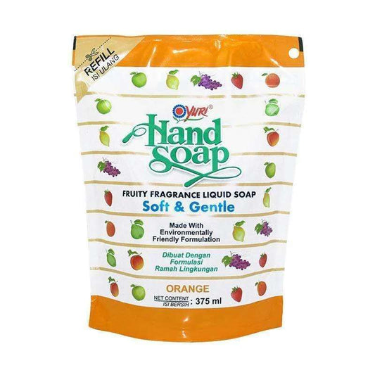 Pekanbaru Yuri Hand Soap Orange 375Ml Pch