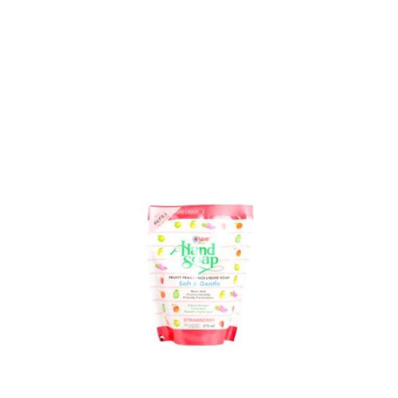 Pekanbaru Yuri Hand Soap Strawberry 375Ml Pch