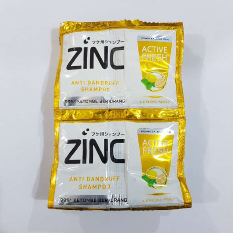 Pekanbaru Zinc Shampoo Active Fresh 12X10Ml